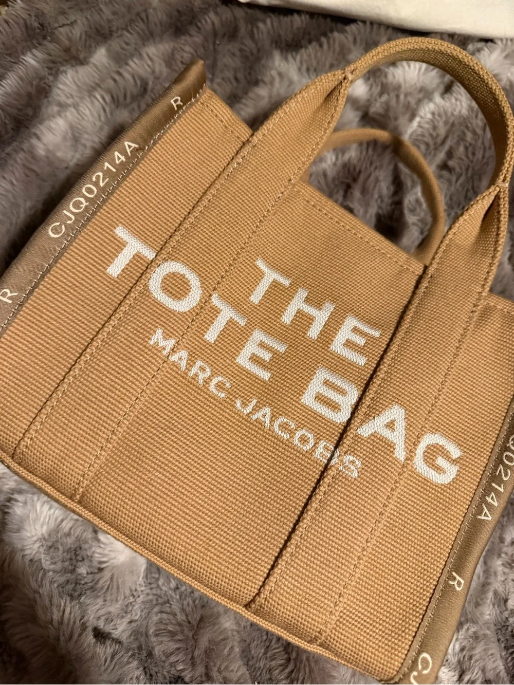 Marc Jacobs Tan Canvas 'The Tote Bag'